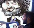 tablet caricatures